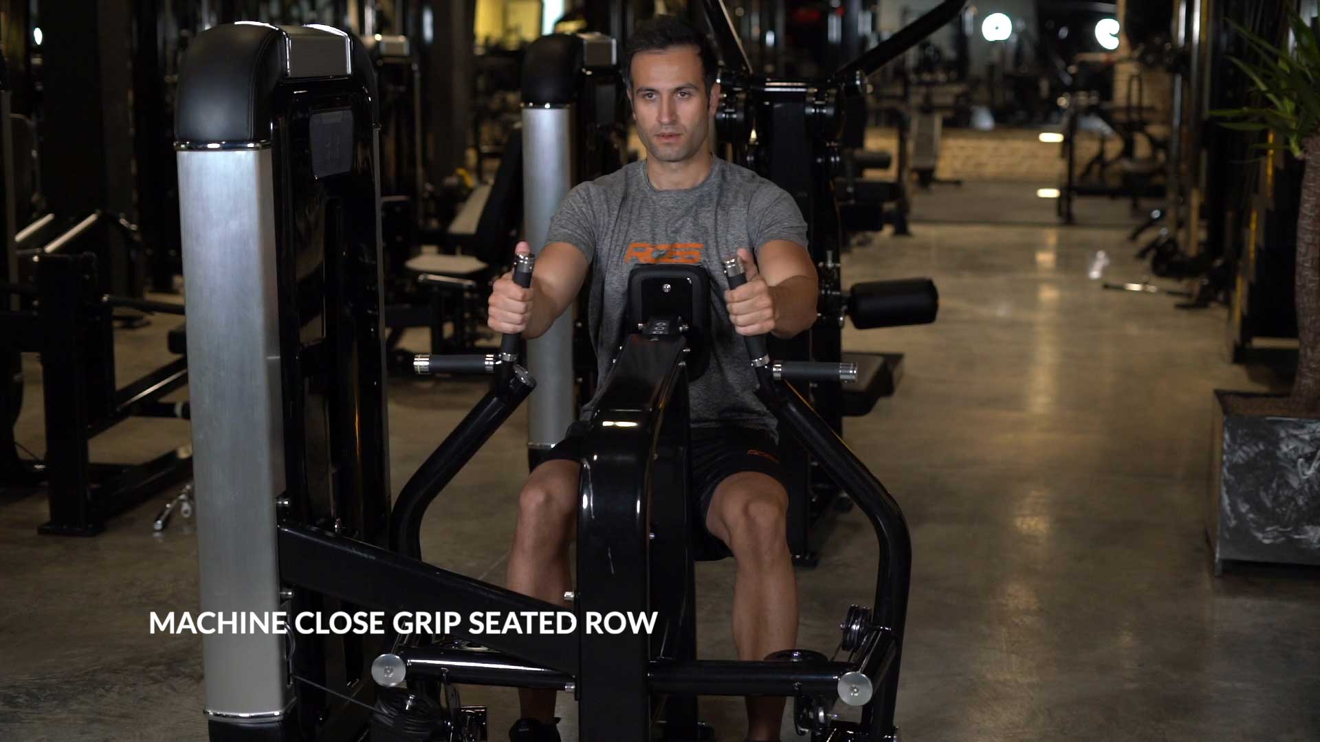 Seated row narrow online grip